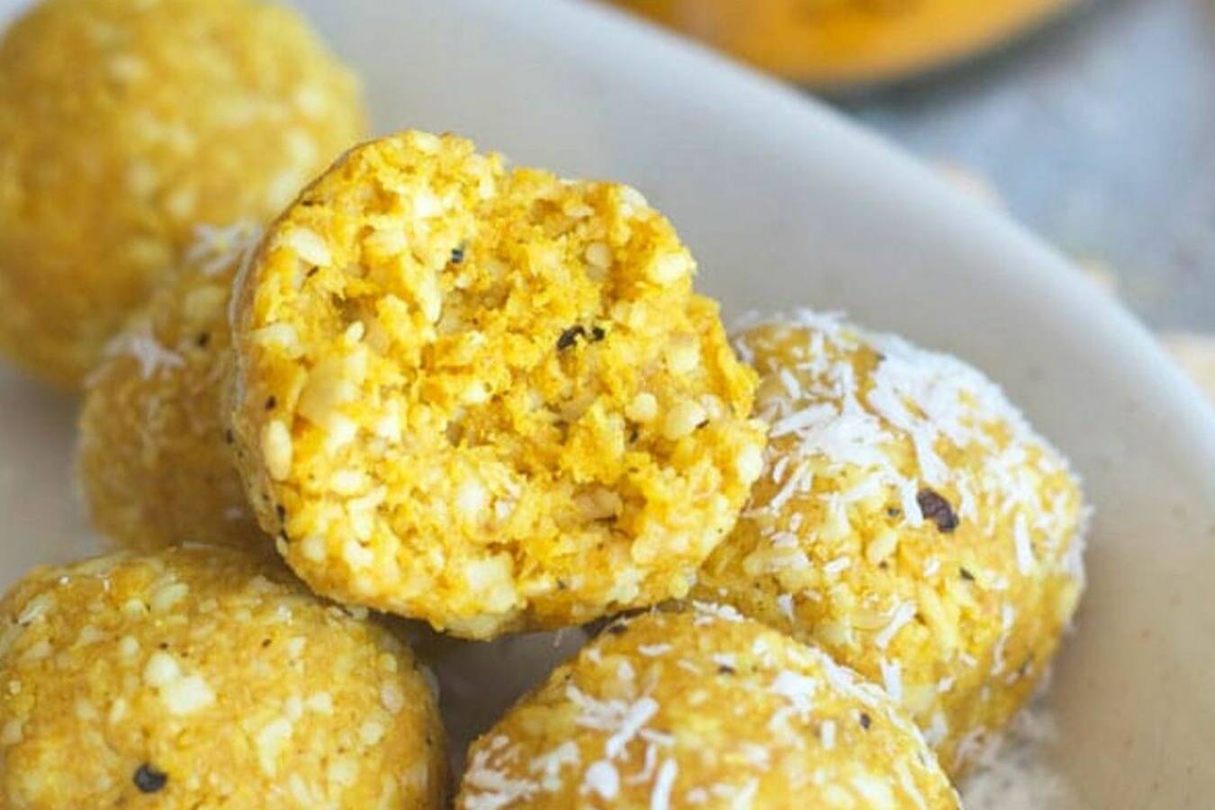 Turmeric Sesame Ladoos