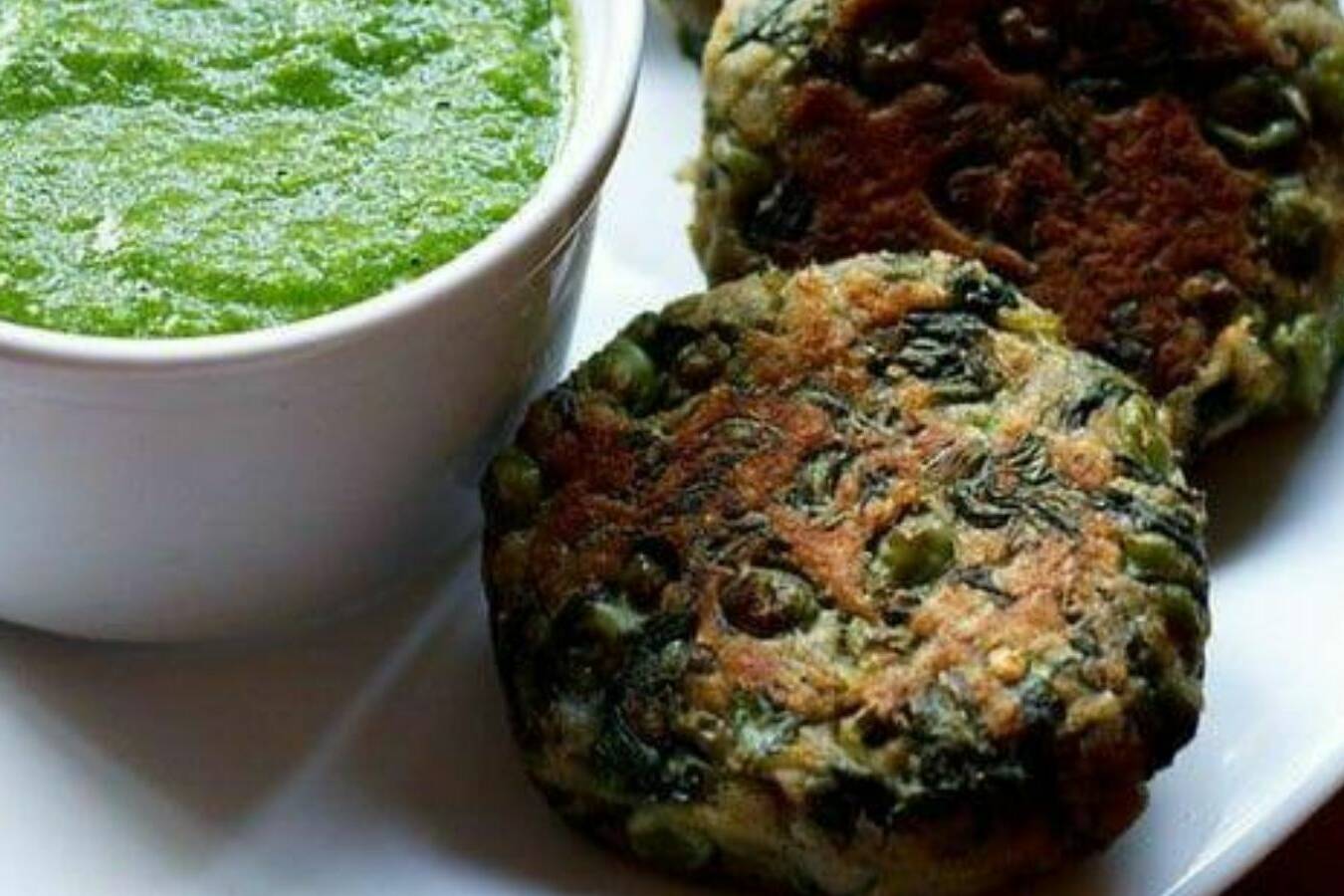 Spinach and Chickpea tikk