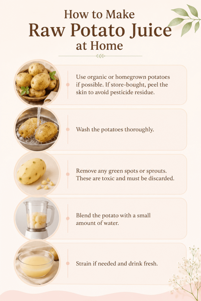 10 Raw Potato Juice Benefits: A Natural Kitchen Remedy Worth Trying raw potato juice recipe