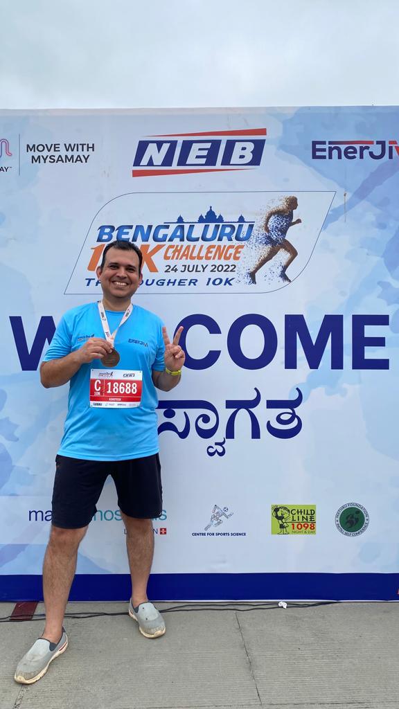 From Weighing 100 Kg to Running a 10K Marathon: This 41-YO’s Transformation Will Inspire You fitness transformation journey