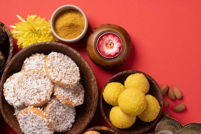 Download your FREE copy of our Diwali Sweets and Savories Booklet here