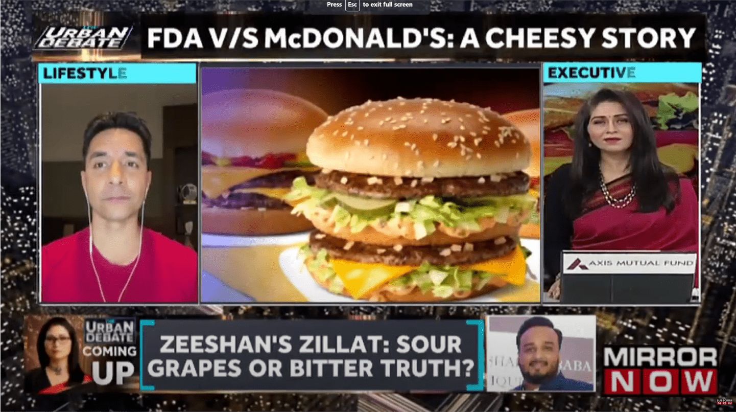 FDA Orders Pan-India Action On McDonalds | 'Why No Cheese In Cheeseburger?' | The Urban Debate