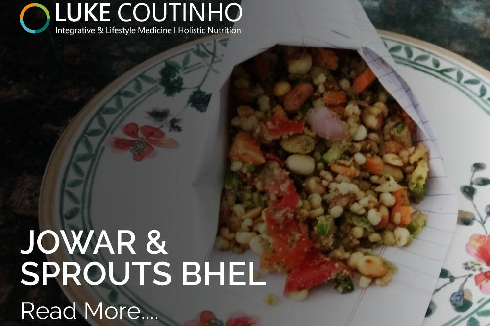 Jowar and Sprouts Bhel – A Desi Snack With a Healthy Twist