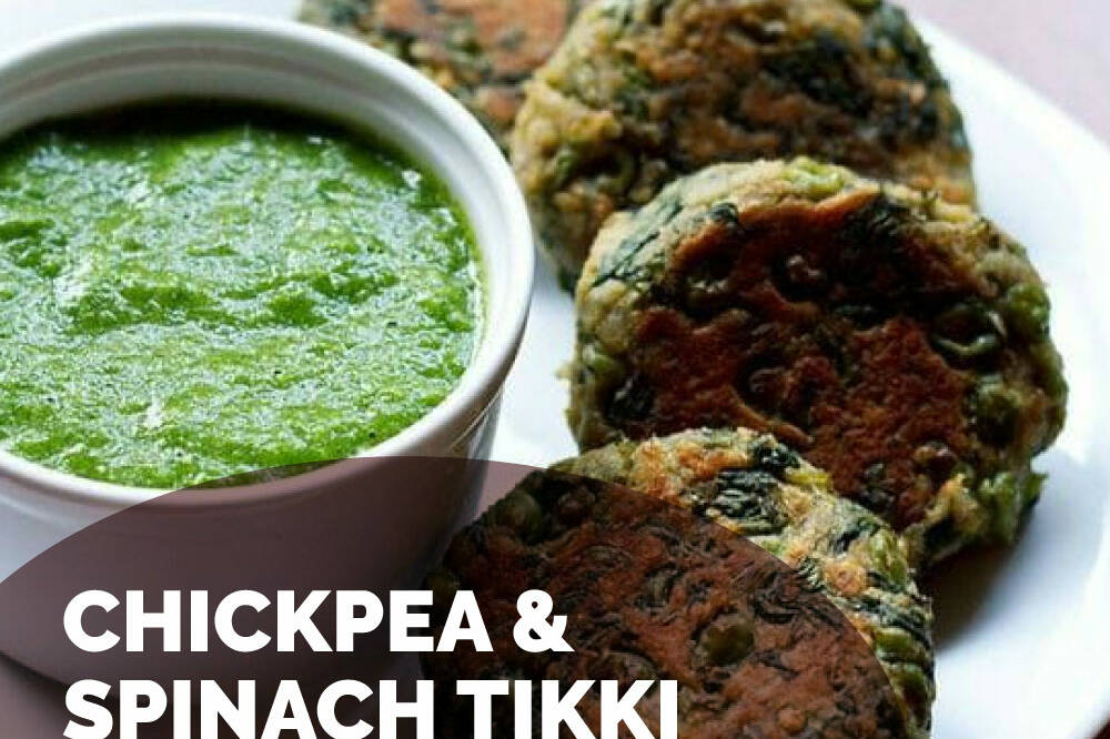 Chickpea & Spinach Tikki