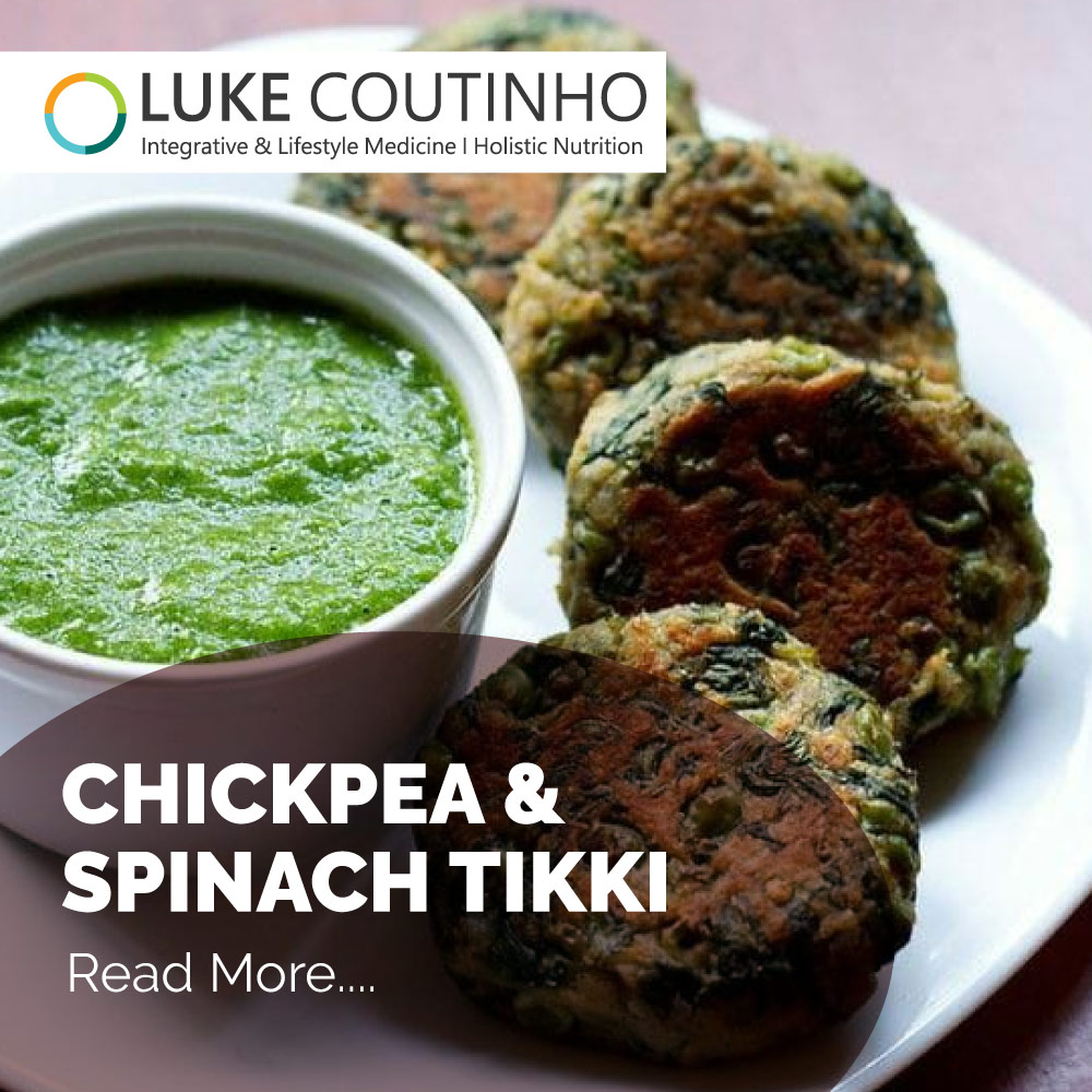 Chickpea & Spinach Tikki