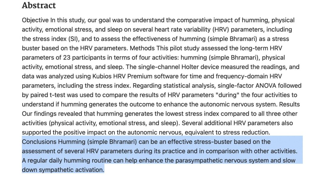 The Secret of Humming: A Path to Inner Calm image