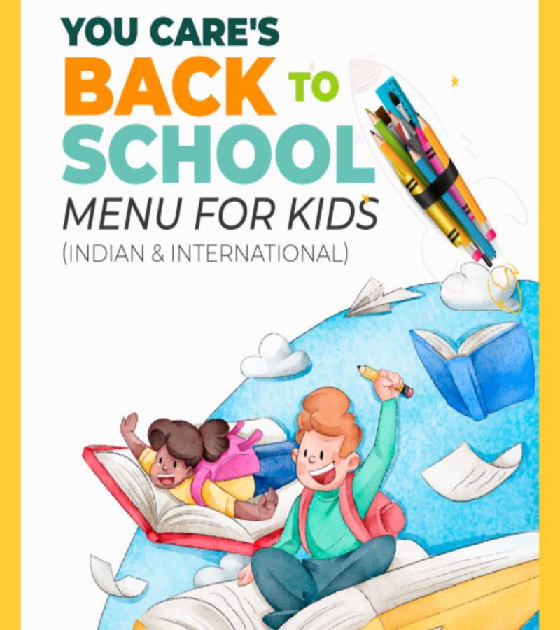 Back to School Menu For Kids by Team Luke