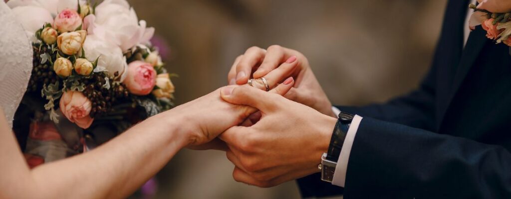 married couple holding hands and enjoying quality time together