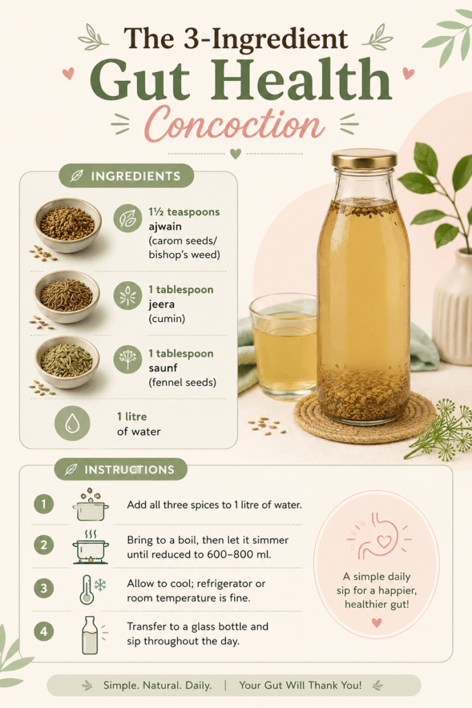 gut health concoction