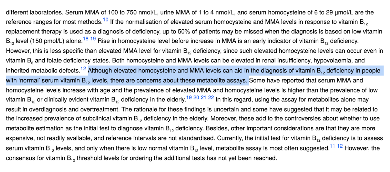 Tired but Normal Reports? Check Vitamin B and Vitamin D