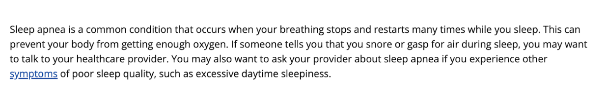 What Sleep Apnea Symptoms Are Trying to Tell You