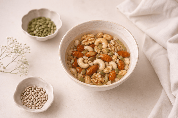 Soaked nuts and seeds