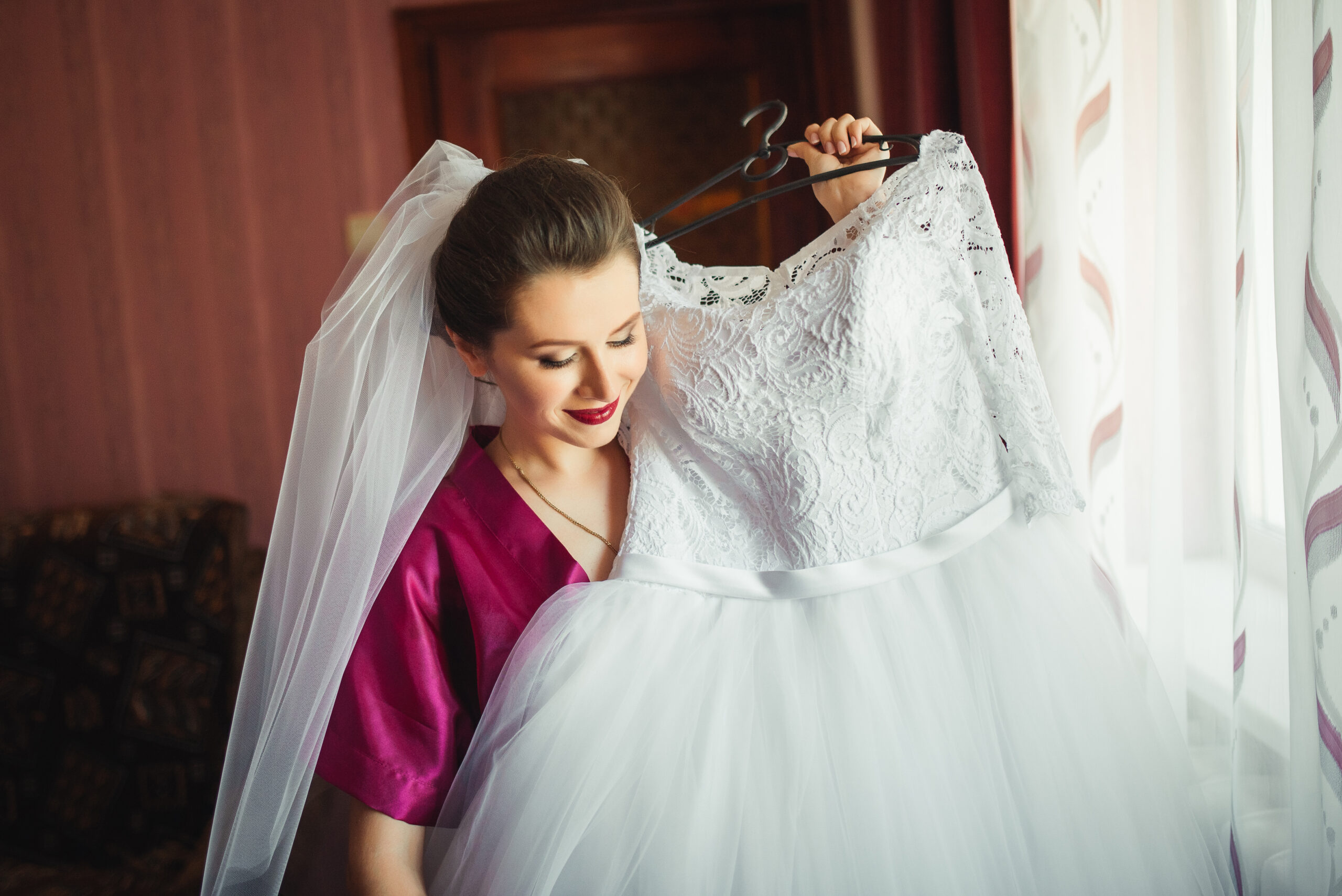 Bride following a bridal skincare routine for glowing wedding-day skin