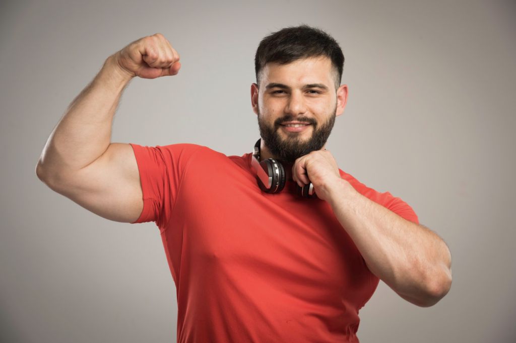 testosterone booster food arranged for a balanced meal