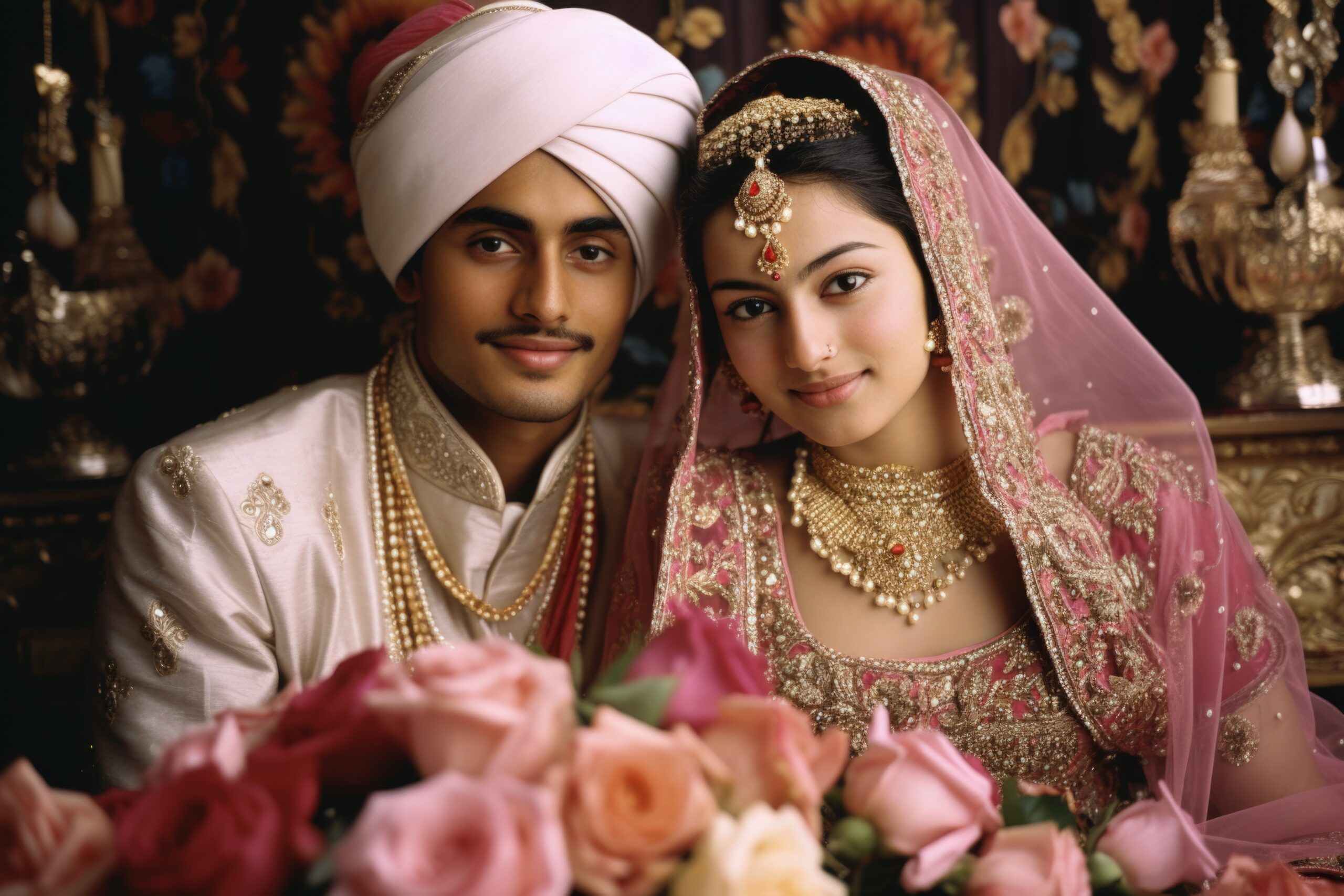Bride preparing for her wedding with a mindful skincare routine