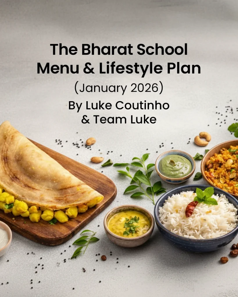 The Bharat School Menu & Lifestyle Plan (January 2026, English)
