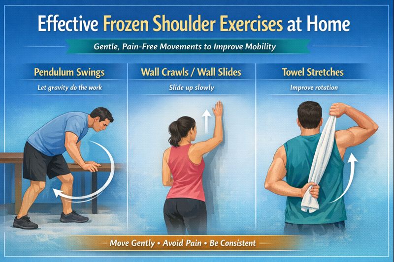 frozen shoulder exercises at home remedies