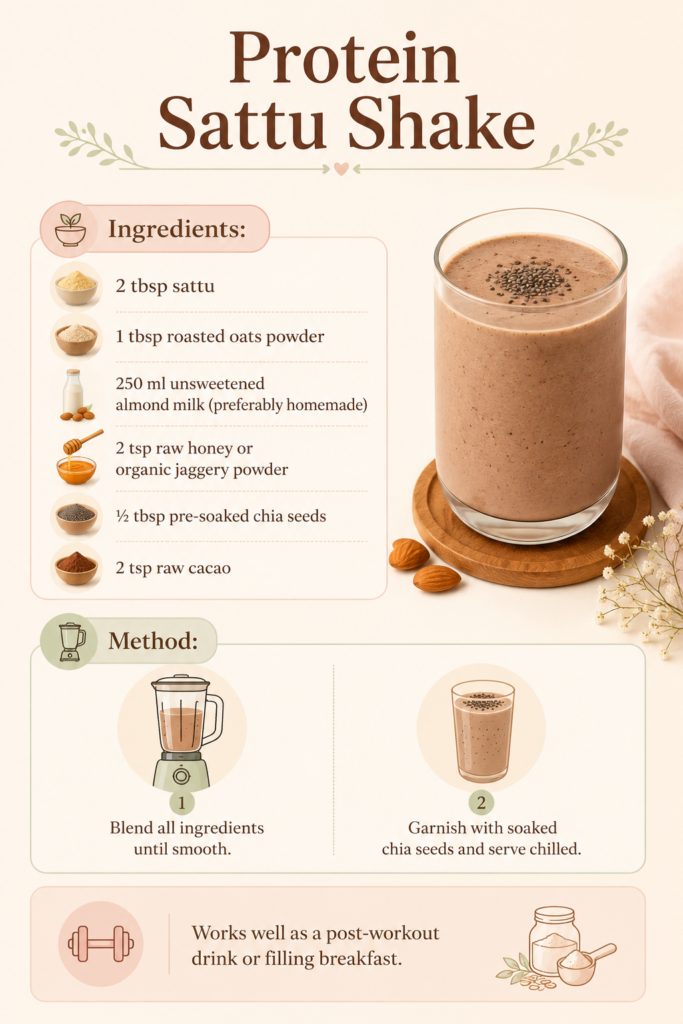 Sattu Benefits: 12 Reasons to Try This Protein Drink protein sattu shake