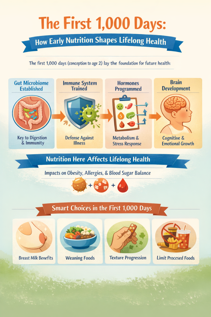 Nutrition from Newborn to Toddler: Why the First 1,000 Days Matter (Free Guide) nutrition 1000 days