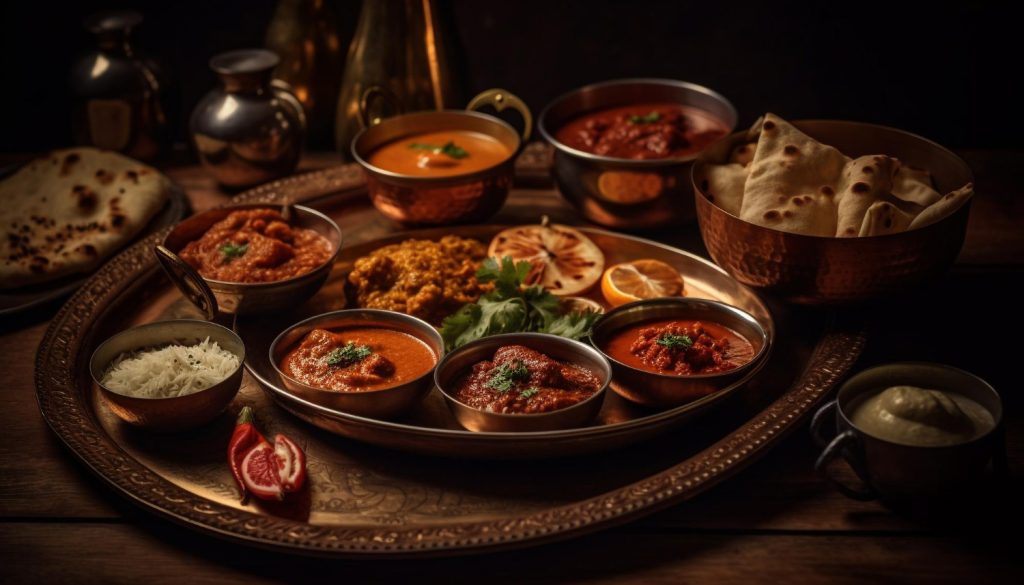traditional Indian thali food for gut health