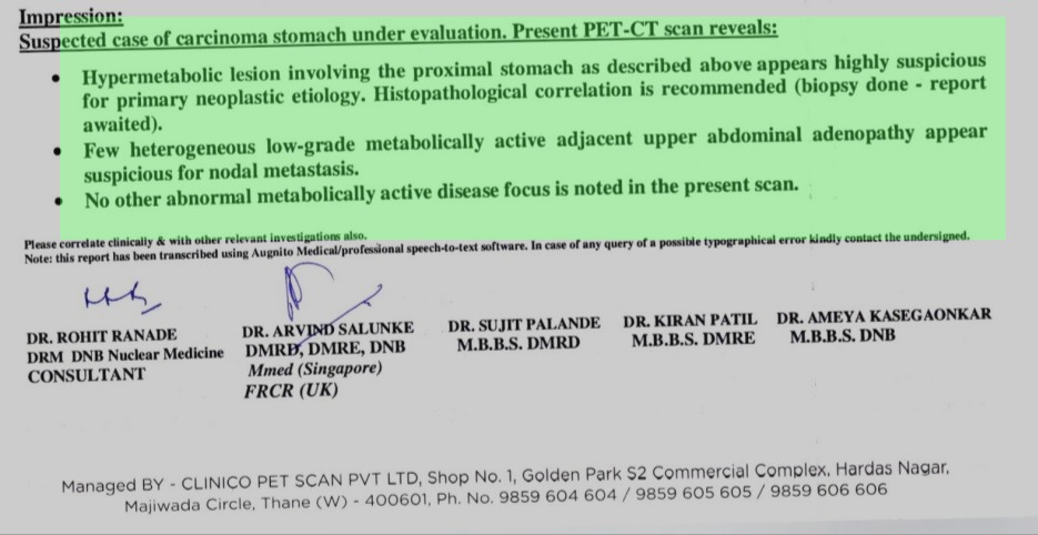 stomach cancer survival rate