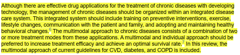 treatment approach to chronic disease