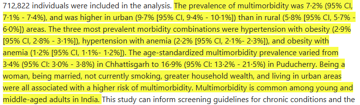 multiple chronic disease