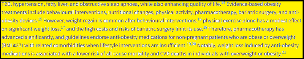 obesity chronic disease