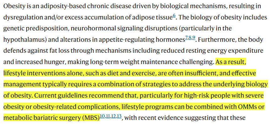 obesity chronic disease