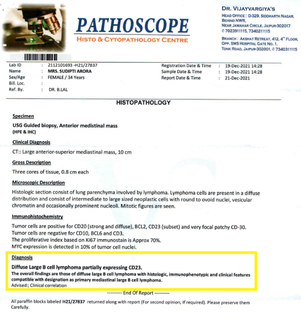 non-Hodgkin lymphoma