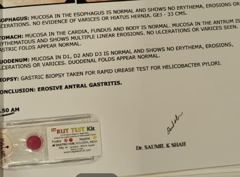 From Severe Acidity to Clear Scans: Overcoming H. Pylori Infection and 7 Years of Inflammation in 6 Months H. pylori infection and gastritis symptoms