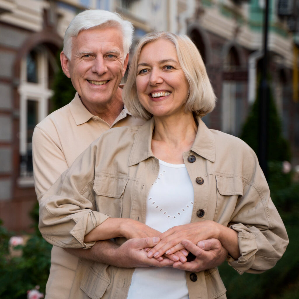 Happy senior couple embracing and enjoying intimacy after 50|sex after 50|sex after 50|old age sex|sexual satisfaction and benefits of sex|sexual satisfaction