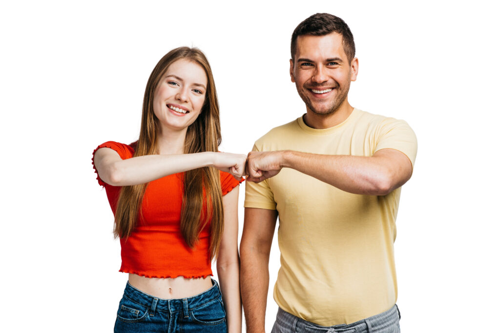 Morning Good Habits and Routine Exercise: The Key to Starting Your Day with Focus and Energy Young couple doing yoga , showing morning routine exercise