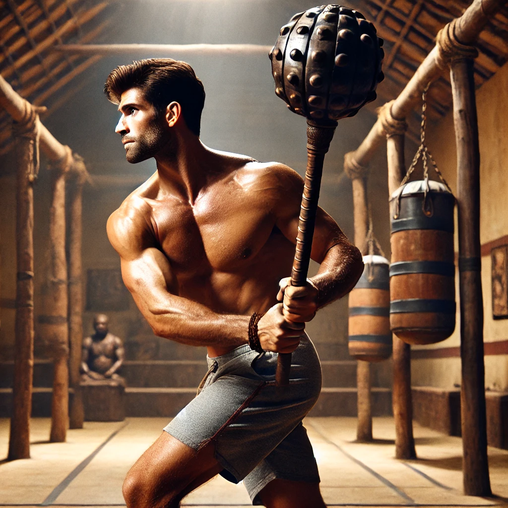 No Gym? No Problem! Try These 4 Ancient Indian Strength Training Exercises Gada (Mace) Training