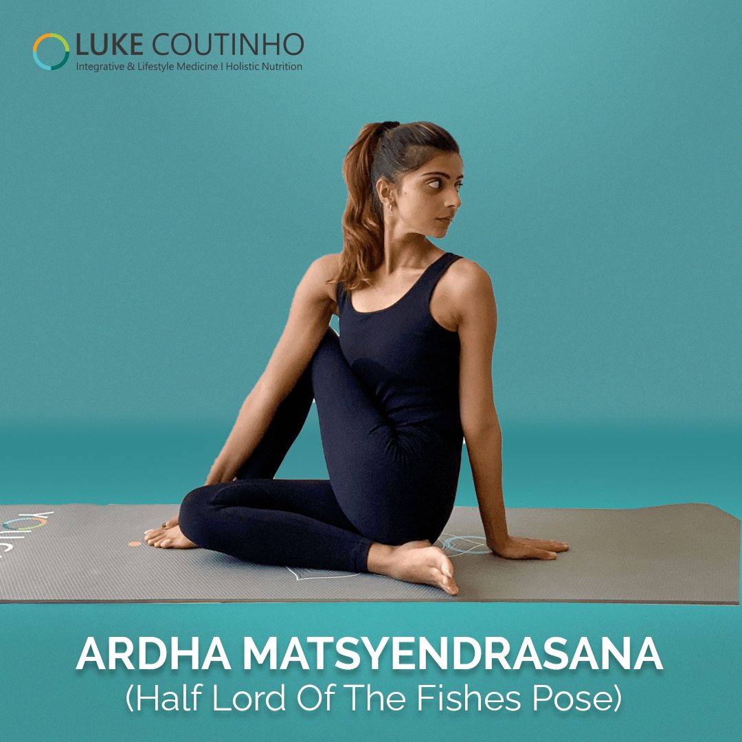 yoga asanas happy gut