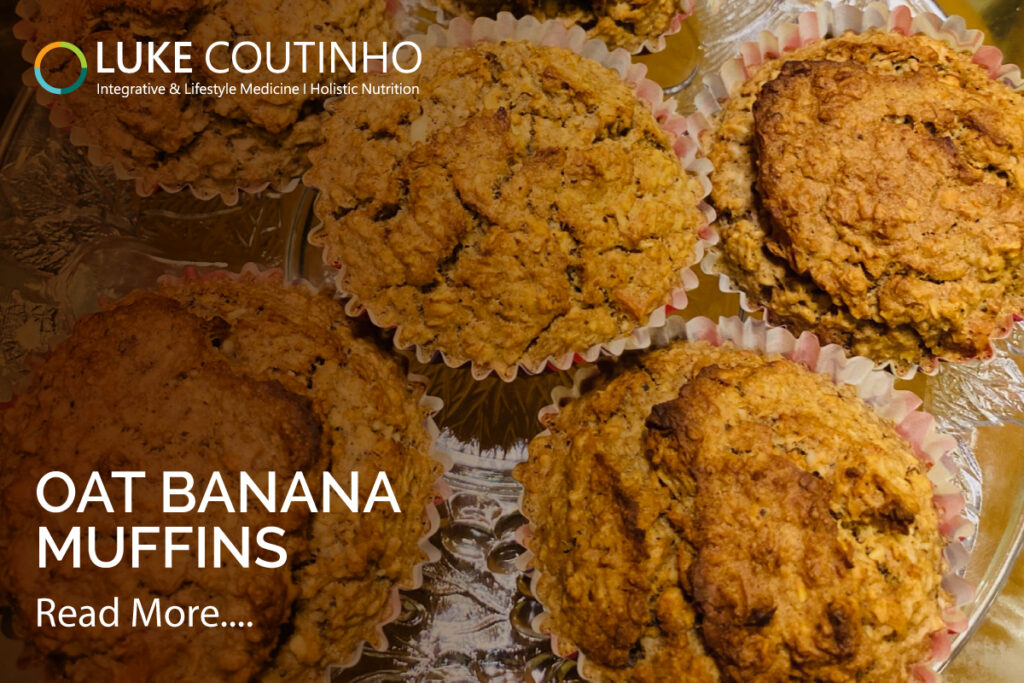Oats Banana Muffins - Delish the delicious bite after bite.