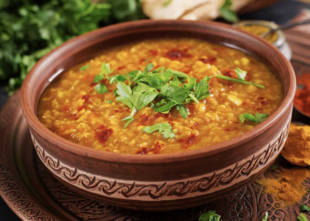 Bowl of khichdi showing khichdi nutrition and health benefits|Why Kadhi Khichdi is Bharat’s Timeless Gut-Soothing Comfort Food|Why Kadhi Khichdi is Bharat’s Timeless Gut-Soothing Comfort Food|Why Kadhi Khichdi is Bharat’s Timeless Gut-Soothing Comfort Food|Why Kadhi Khichdi is Bharat’s Timeless Gut-Soothing Comfort Food