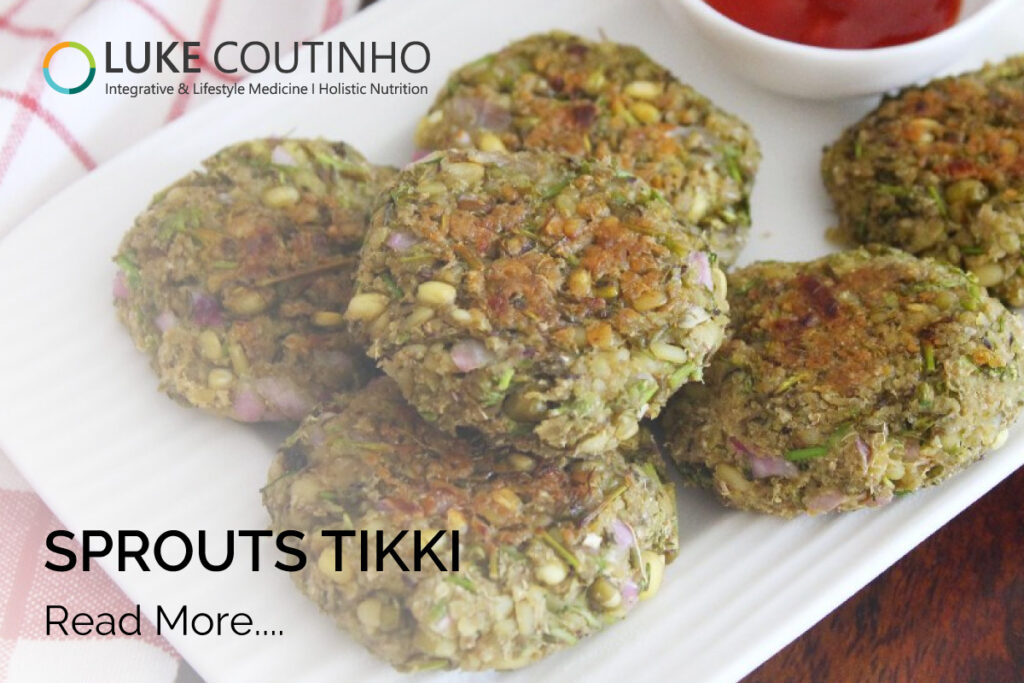 Power packed Protein Snack: Crunchy SPROUTS TIKKI