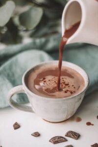 winter skincare recipe for spiced hot chocolate
