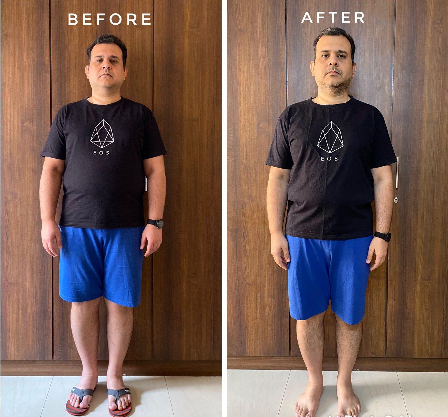 From Weighing 100 Kg to Running a 10K Marathon: This 41-YO’s Transformation Will Inspire You fitness transformation journey