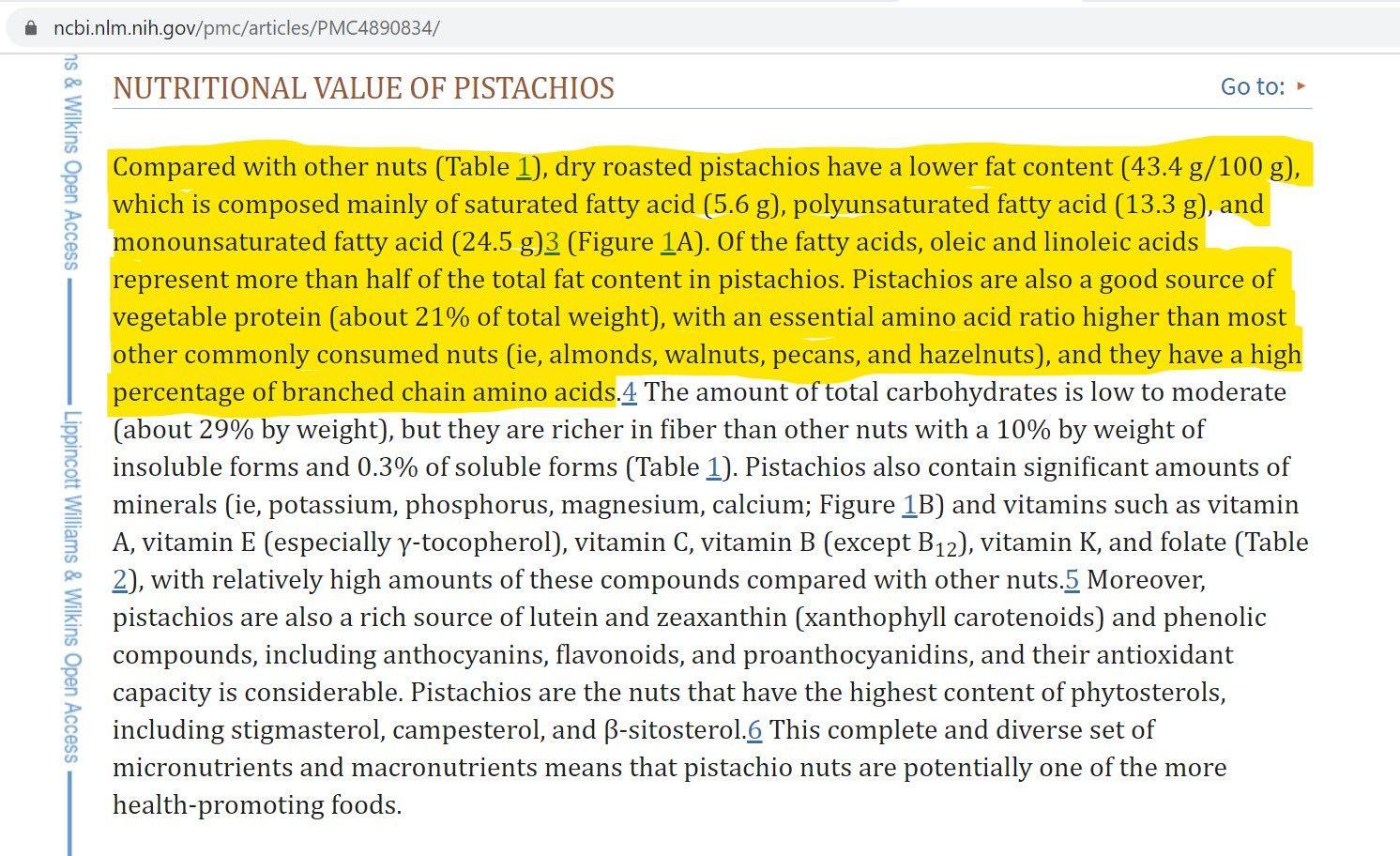 pistachios nuts benefits