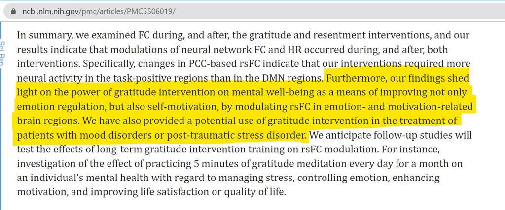 gratitude exercise benefits