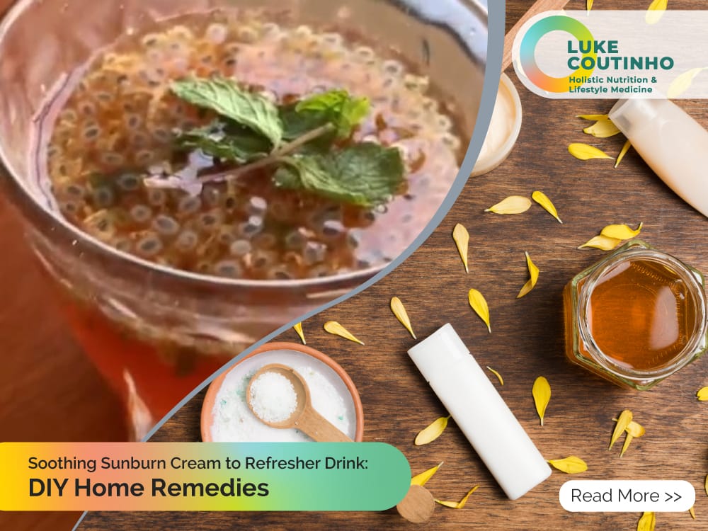 Soothing Sunburn Cream to Refresher Drink: DIY Home Remedies