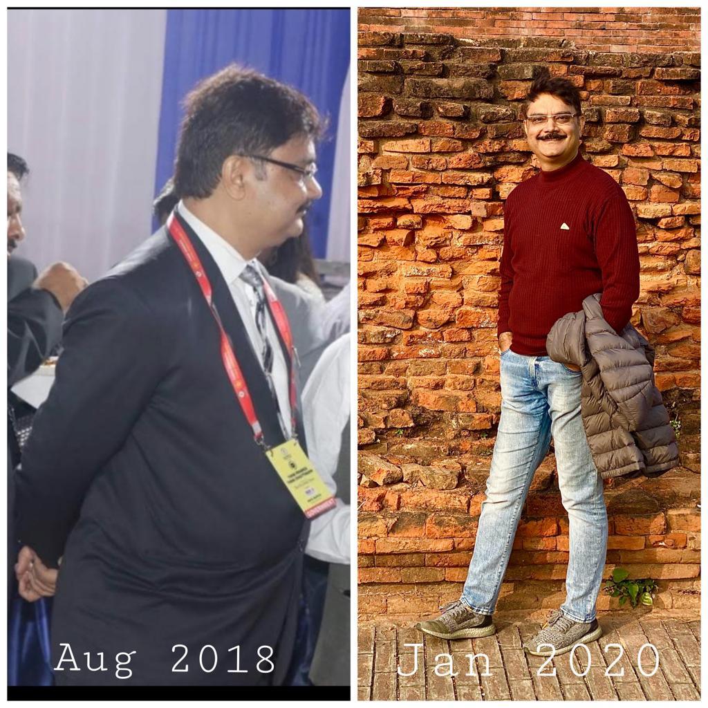 Mr. Sunil Mishra's Inspiring Tale of Losing 14 kgs and Shrinking His Waist by 6 Inches Mr. Sunil Mishra's Inspiring Tale of Losing 14 kgs and Shrinking His Waist by 6 Inches