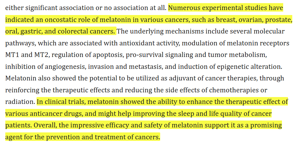 The Sleep-Cancer Connection: How Rest Can Protect Your Body? Role of melatonin in cancer prevention
