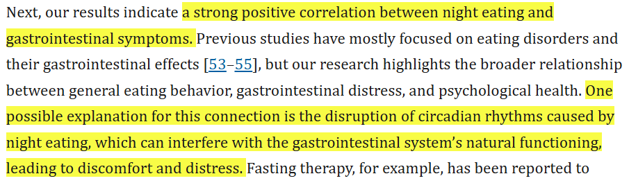 circadian rhythm and gut health