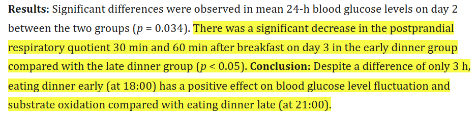late night eating effects