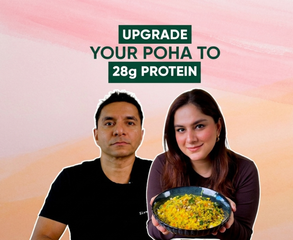 protein poha breakfast
