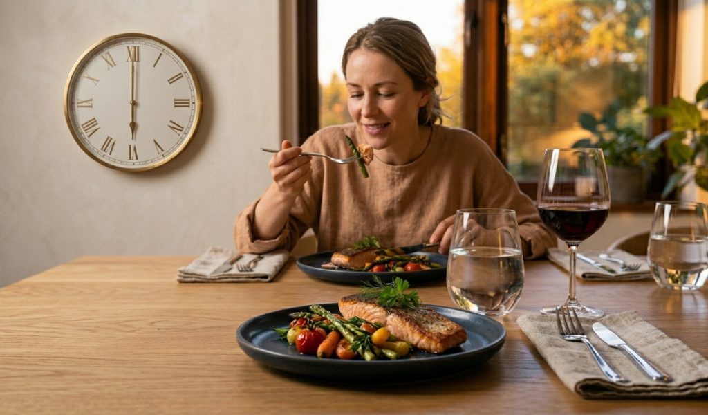 best time to eat dinner for health
