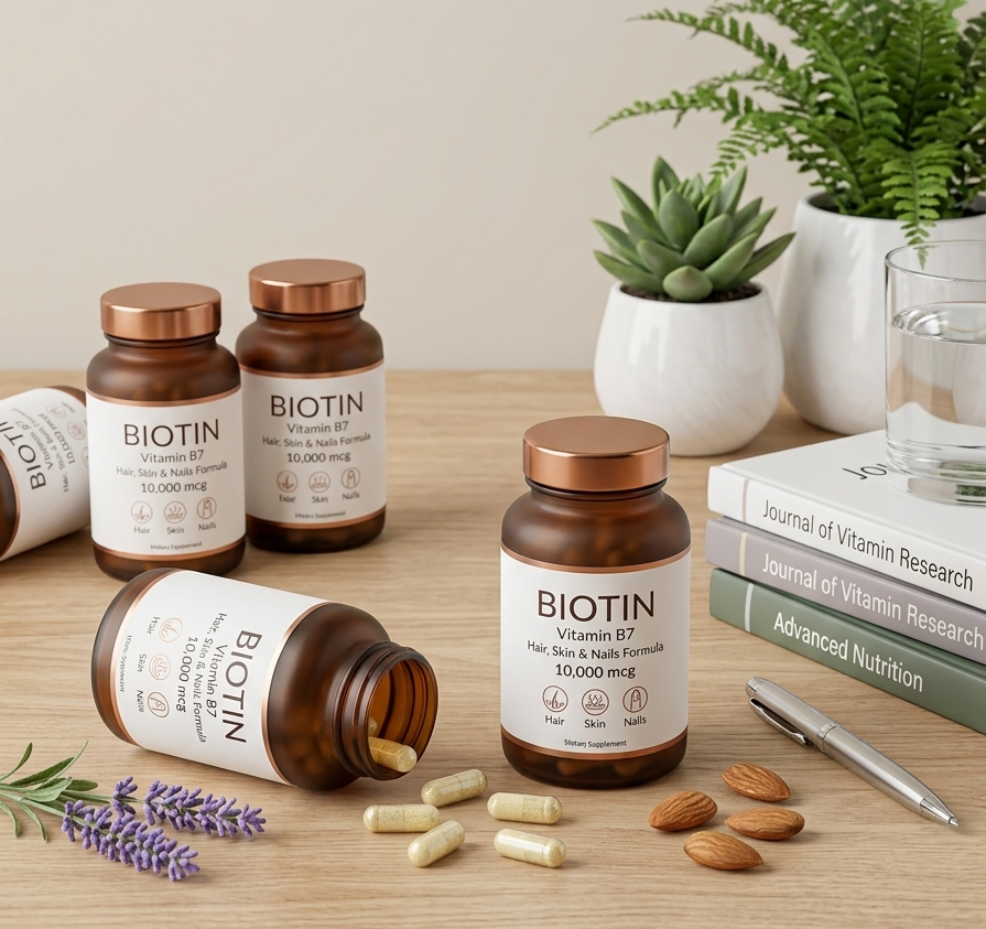 hair skin nail supplements thyroid test
